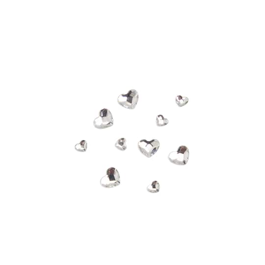 Crystal Heart Glue-On Austrian Crystal Mix by Bead Leading&#x2122;, 10ct.